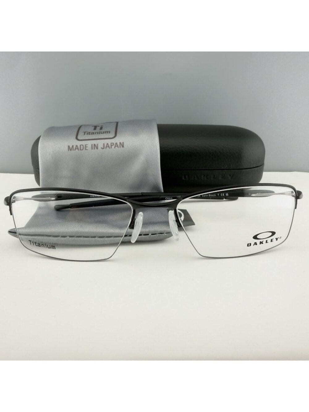 Oakley Eyeglasses Frames Lizard OX5113-0154 Satin Black Wire Rim 54-18-135